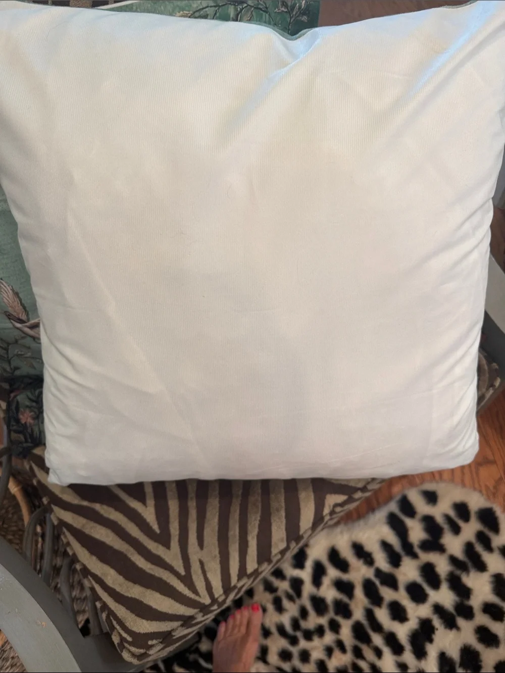 Source Unknown Mint Green Bird-Print Decorative Pillow Pair